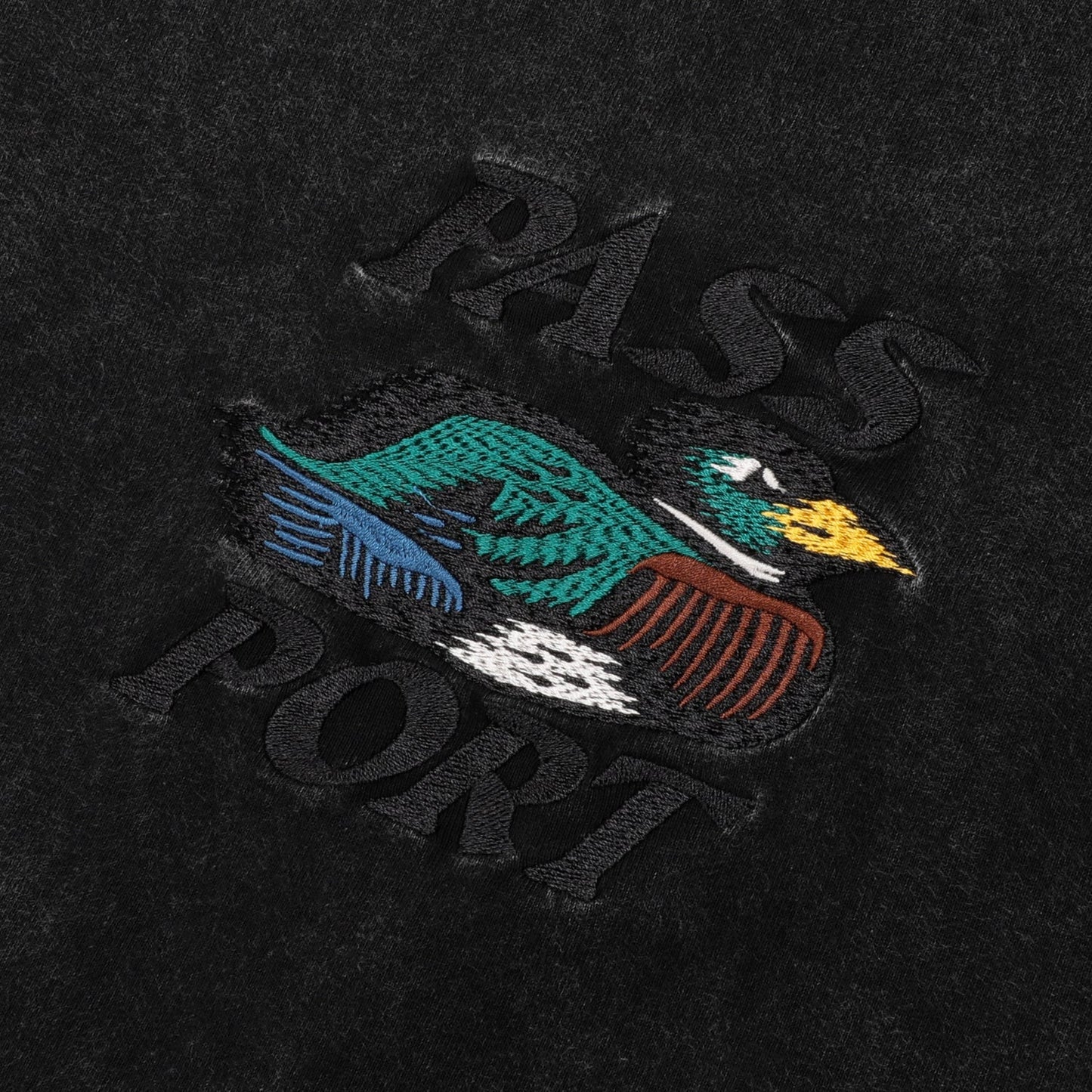 Pass-Port Fast Duck Tee - Black Acid
