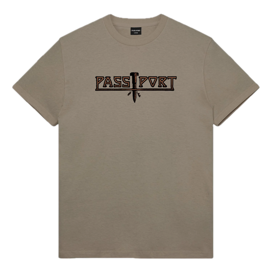 Pass-Port Screwed Tee - Khaki