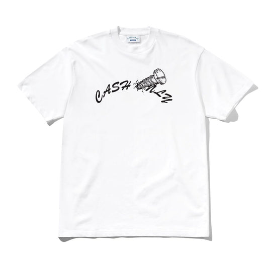 Cash Only Screw Logo Tee - White