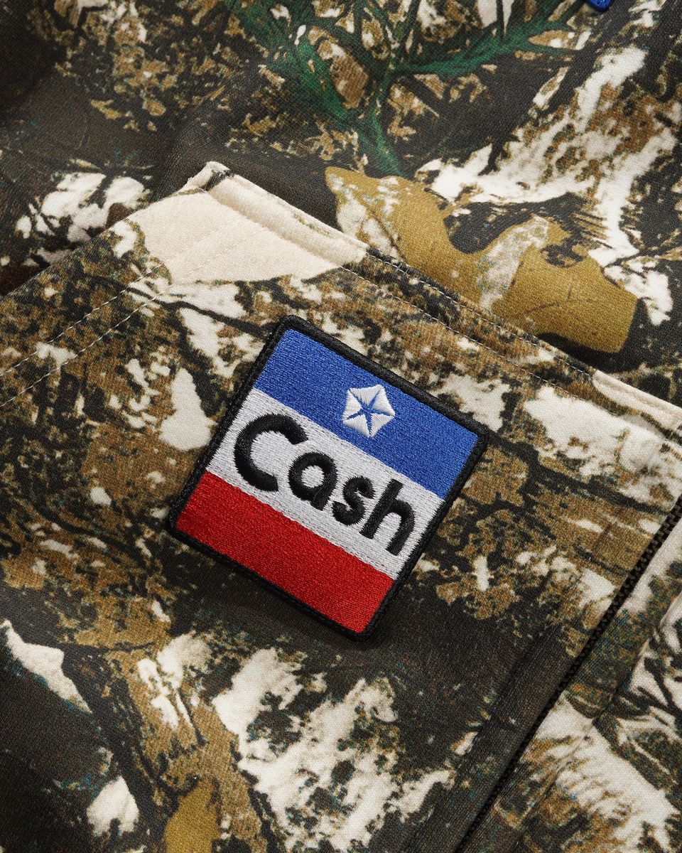 Cash Only Service Zip-Thru Hoodie - Foliage Camo