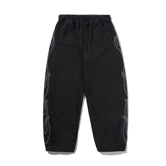 Butter Goods Flame Fleece Pants - Black