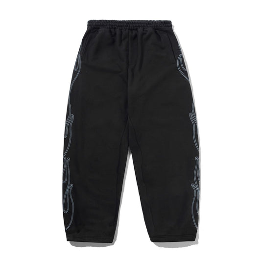 Butter Goods Flame Fleece Pants - Black