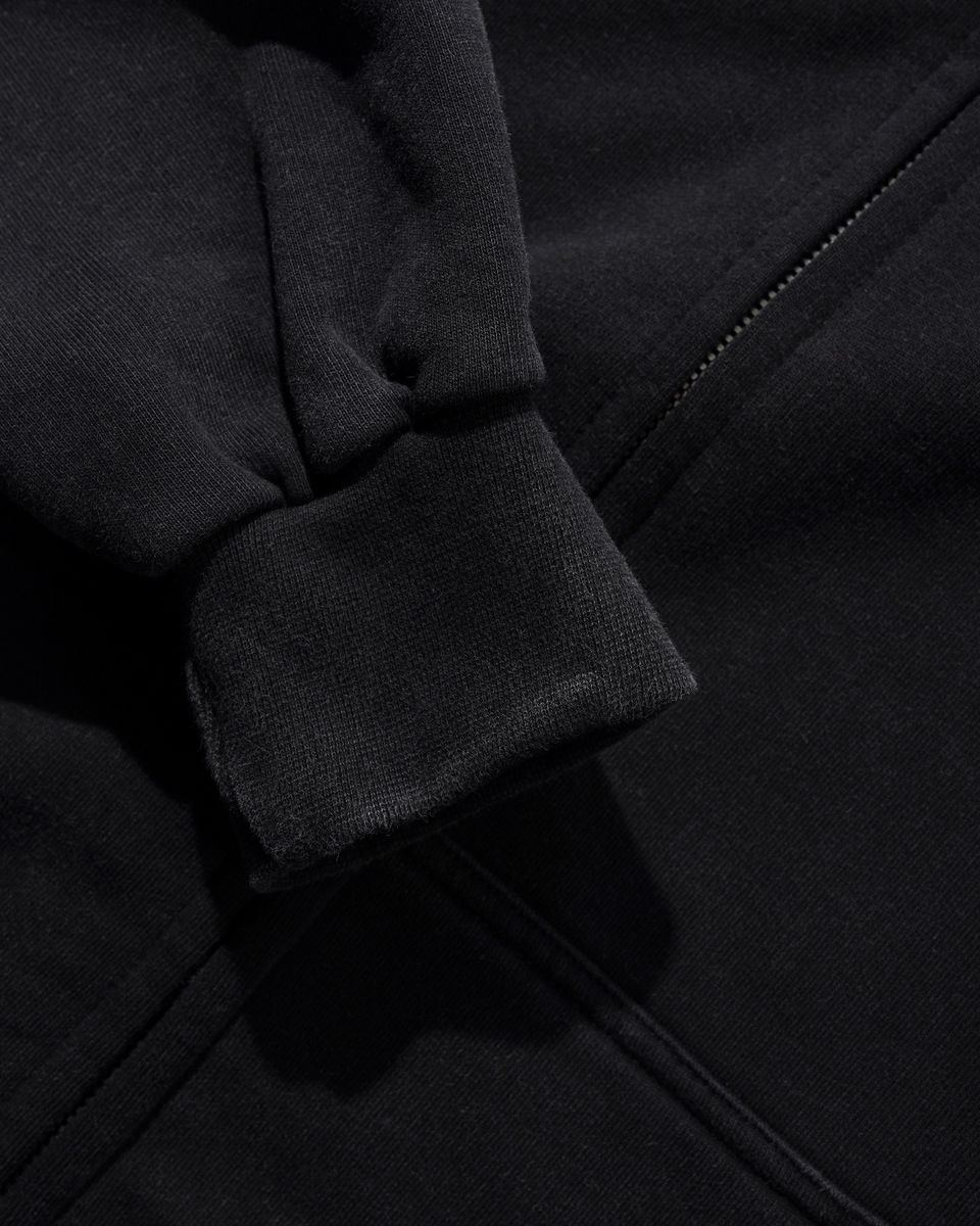 Butter Goods Amplify Zip-Thru Hoodie - Washed Black
