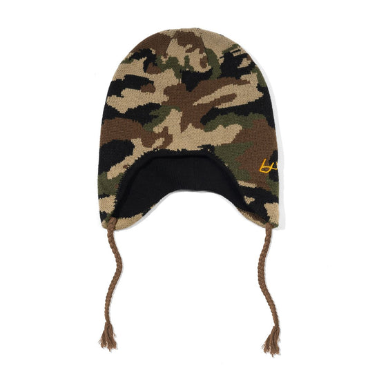 Butter Goods Earflap Beanie - Woodland Camo