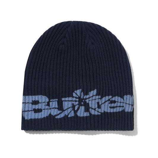 Butter Goods Smashed Logo Knit Skully Beanie - Navy