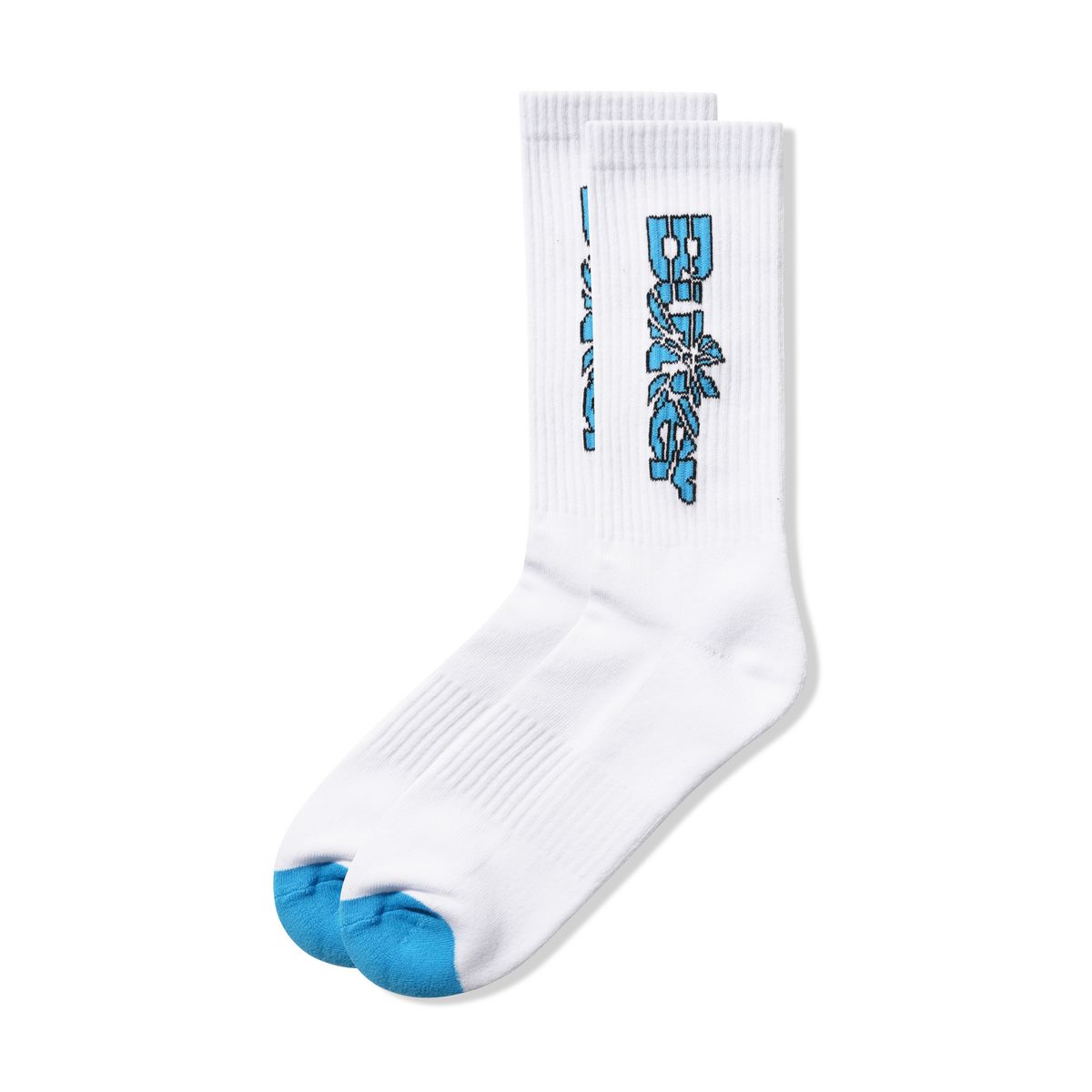 Butter Goods Smashed Logo Socks - White