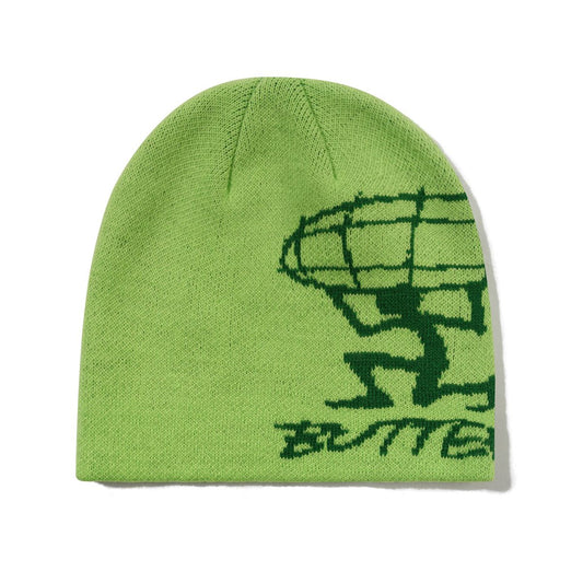 Butter Goods Terrain Skully Beanie - Lime