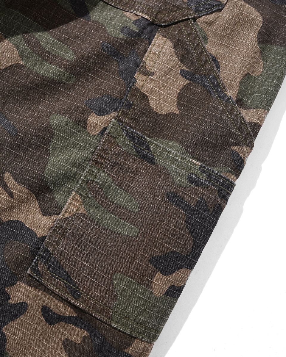 Cash Only Ripstop Carpenter Shorts - Woodland Camo