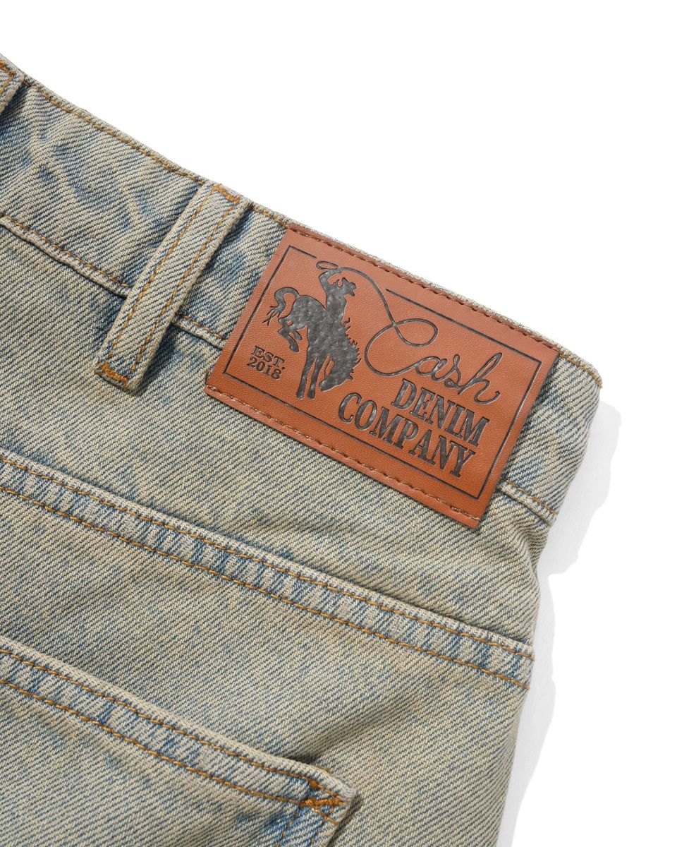 Cash Only Rodeo Denim Jeans - Sun Fade Blue