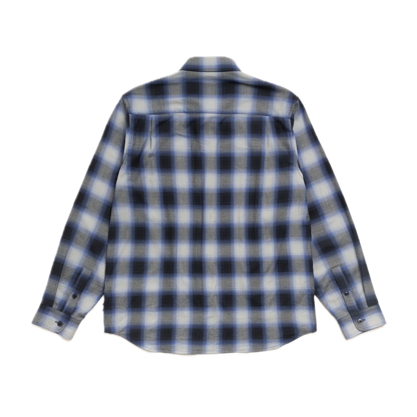 Stussy Beach Ombre Plaid Shirt - Black