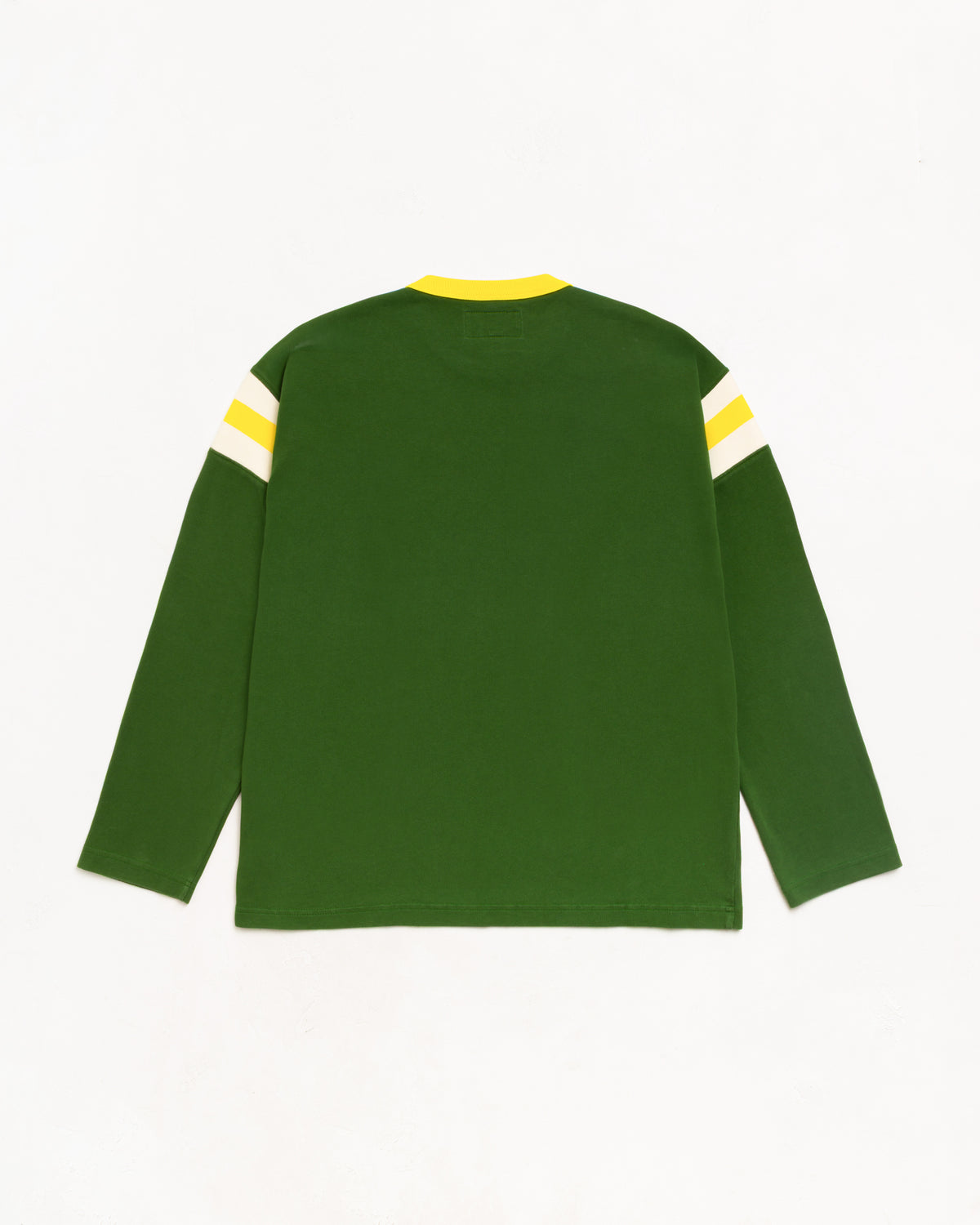 Stussy Longsleeve Ringer Tee - Green