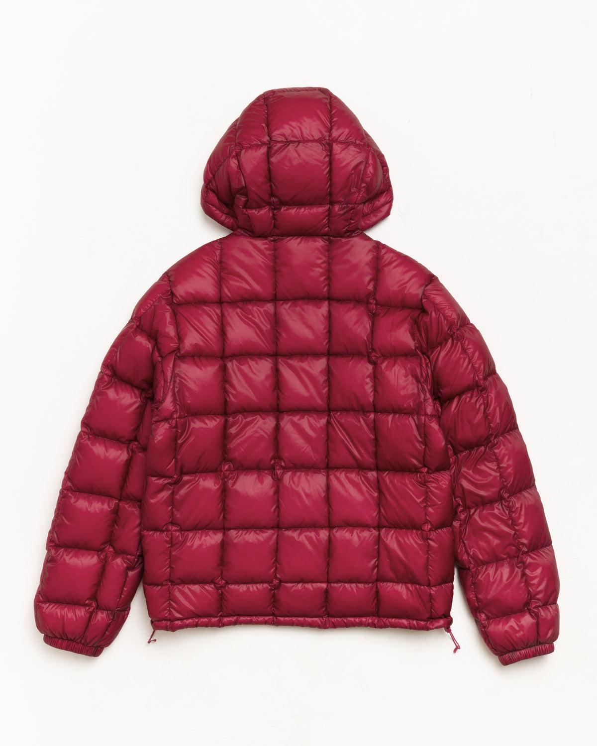 Stussy Midweight Hooded Puffer Jacket - Fucshia