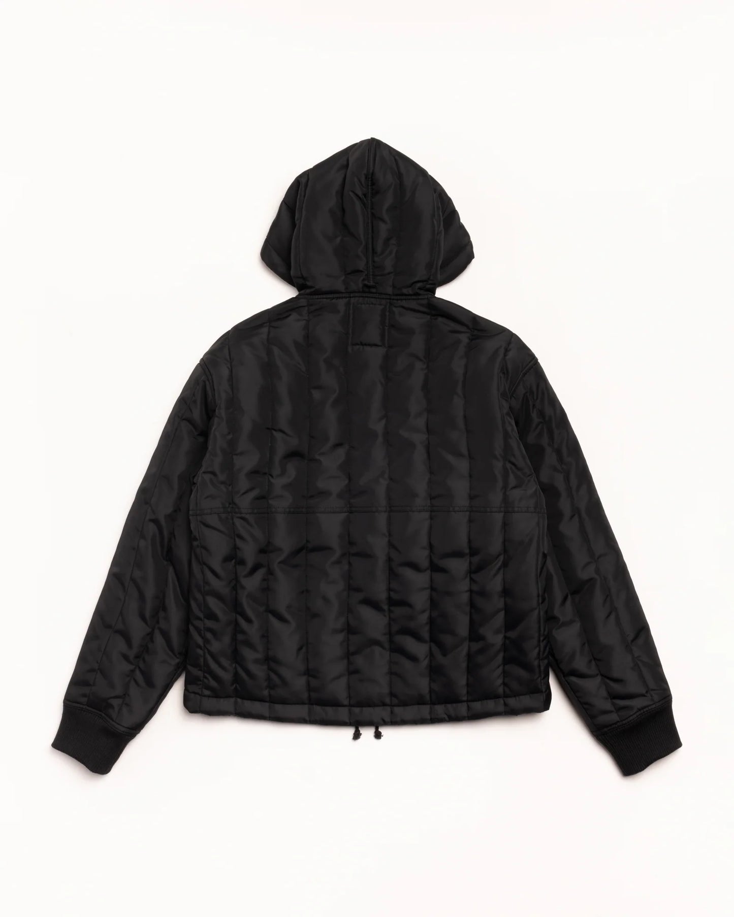Stussy Quilted Nylon Work Jacket - Black