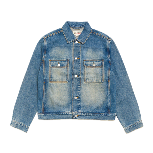 Stussy Denim Trucker Jacket - Dark Wash Indigo