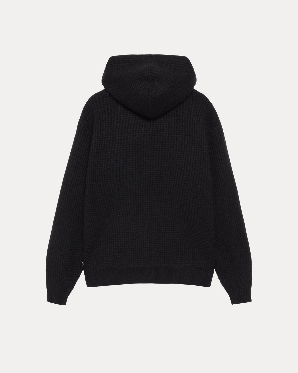 Stussy Waffle Cashmere Zip Hood - Black