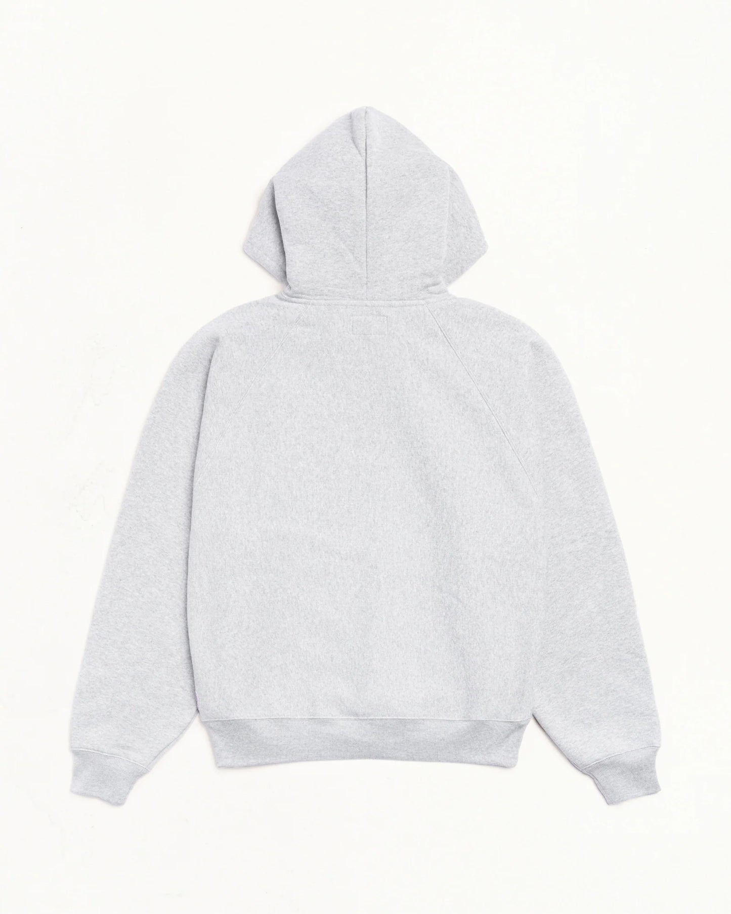 Stussy Relaxed Zip Hoodie - Ash Heather