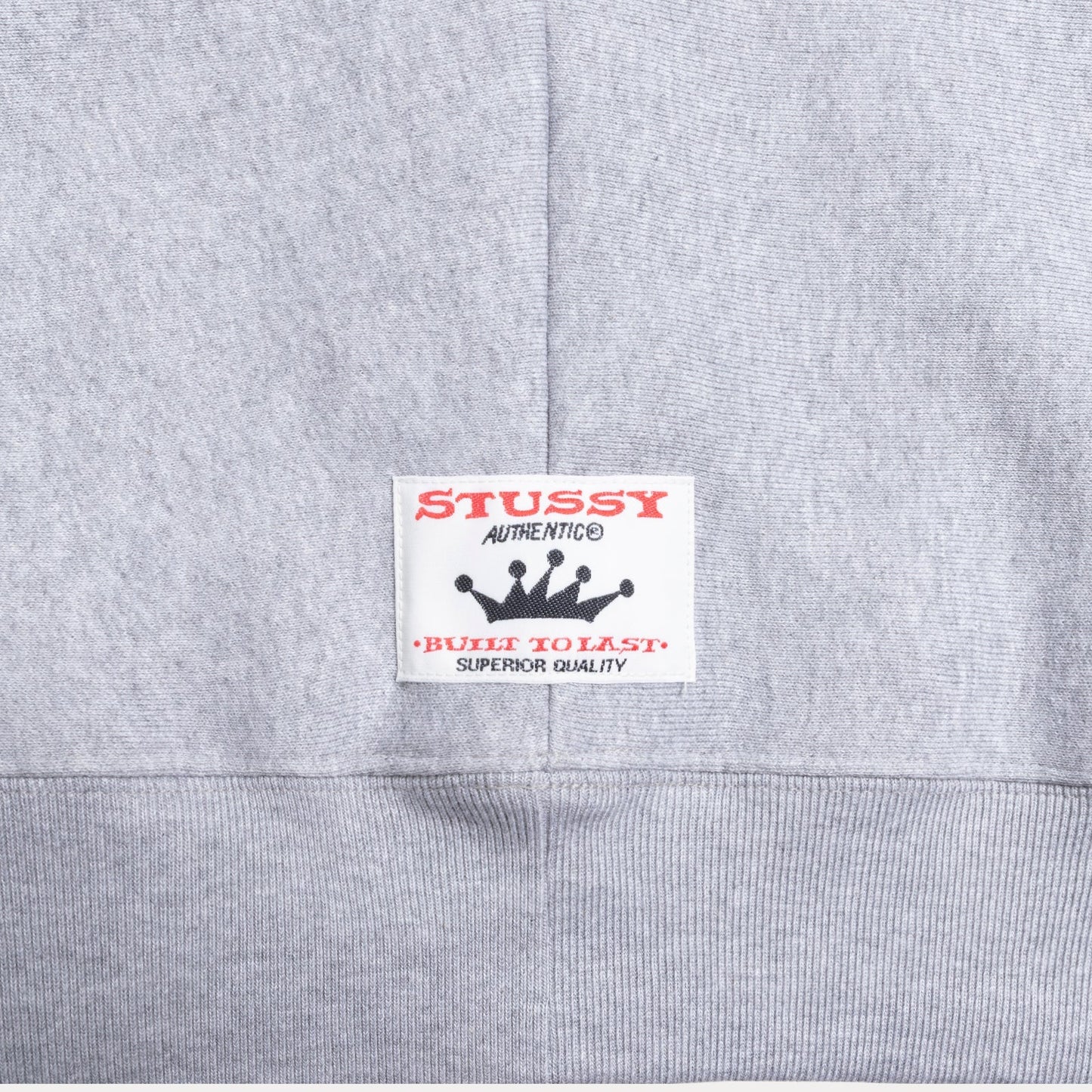 Stussy Two Tone Hoodie - Grey Heather