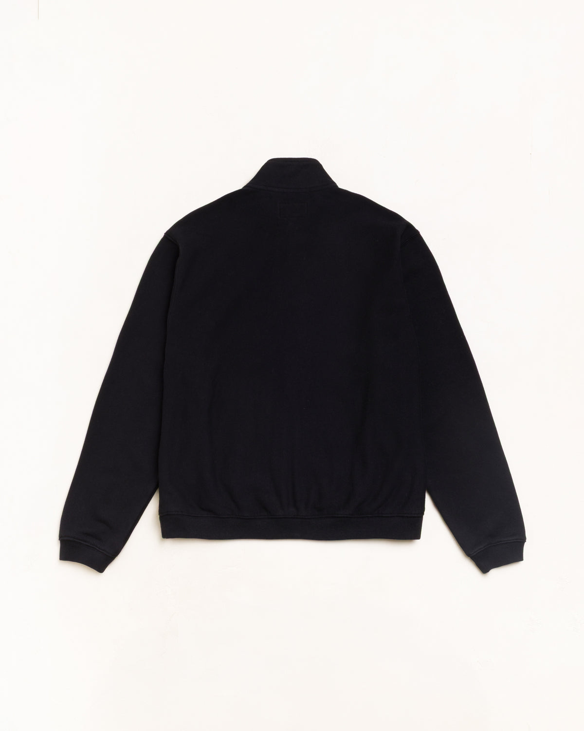 Stussy Zip Fleece Mock Neck - Black