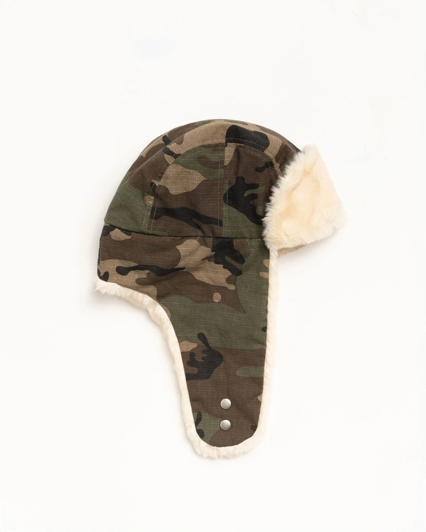 Stussy Ripstop Trapper Cap - Camo