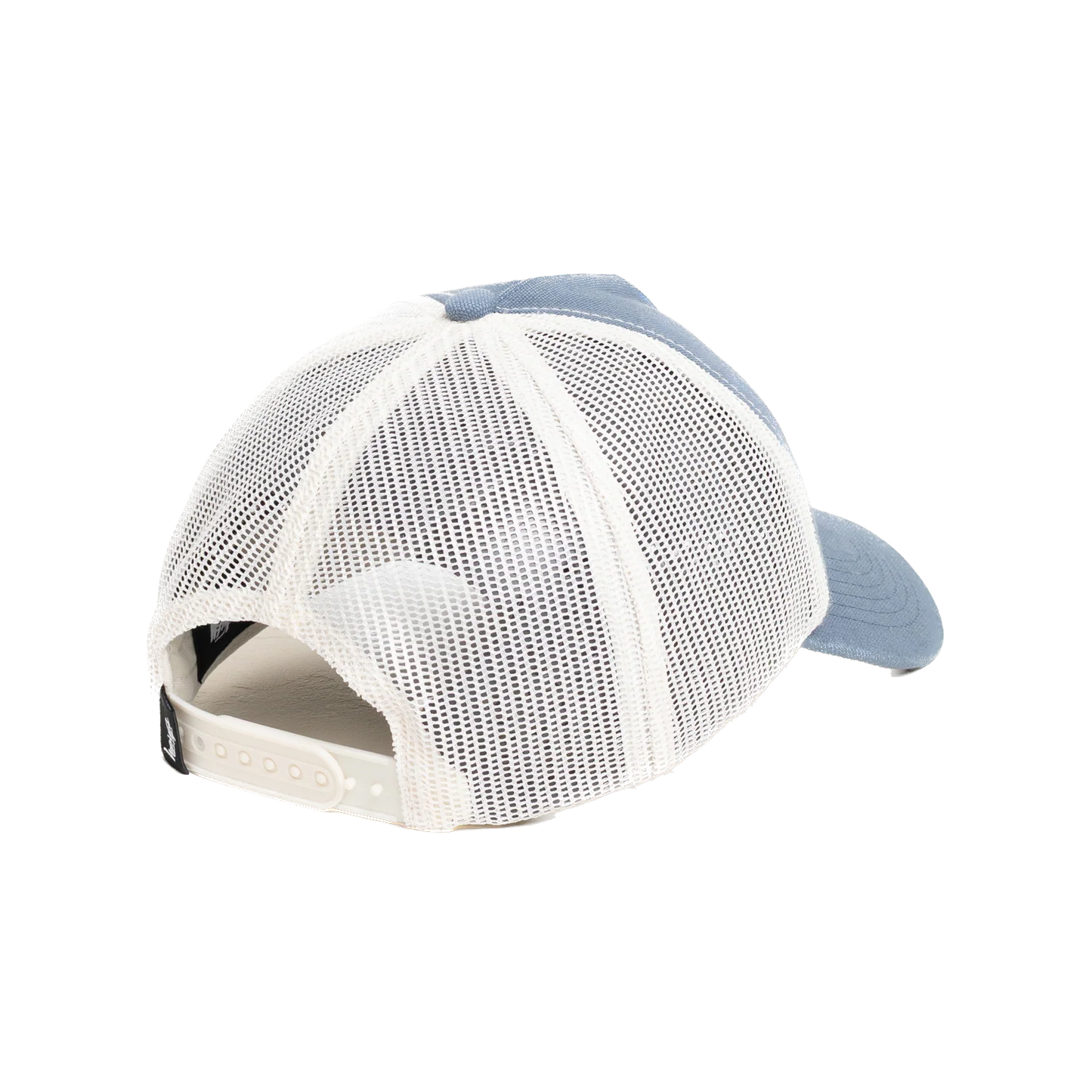 Stussy Hc Ghost Logo Trucker Cap - Blue