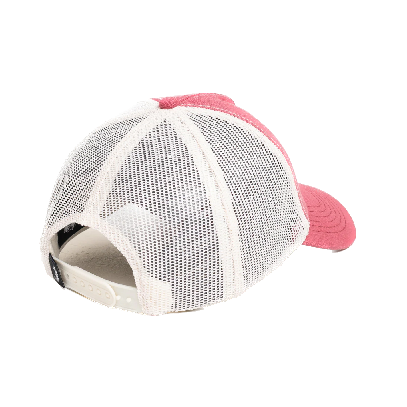 Stussy Hc Ghost Logo Trucker Cap - Red