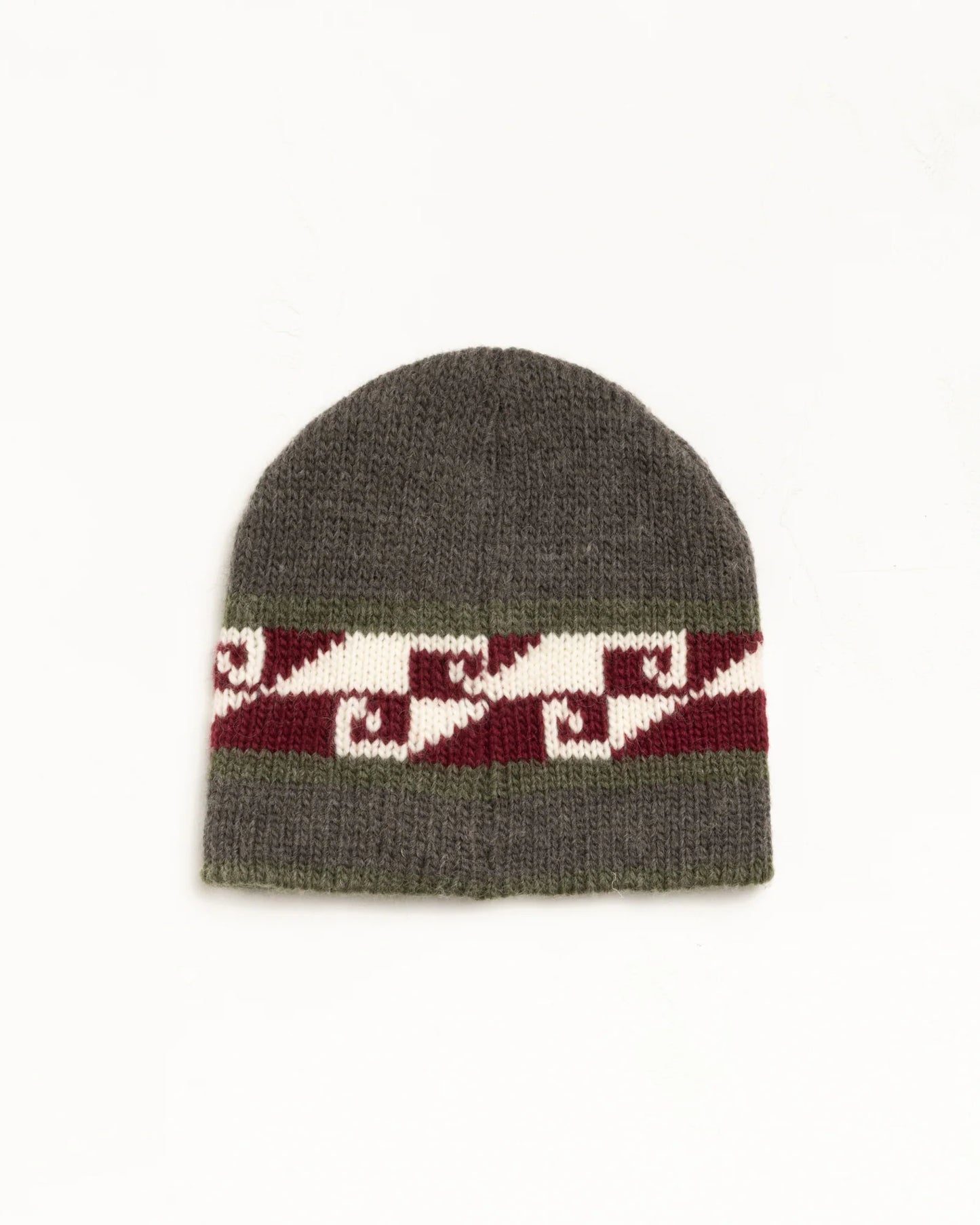 Stussy Waves Knit Skullcap - Charcoal