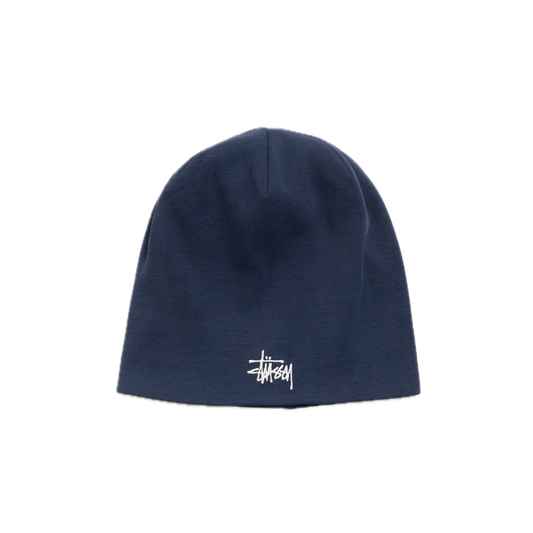 Stussy Jersey Cotton Skullcap - Navy