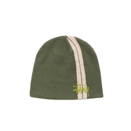 Stussy Double Stripe Skullcap - Olive