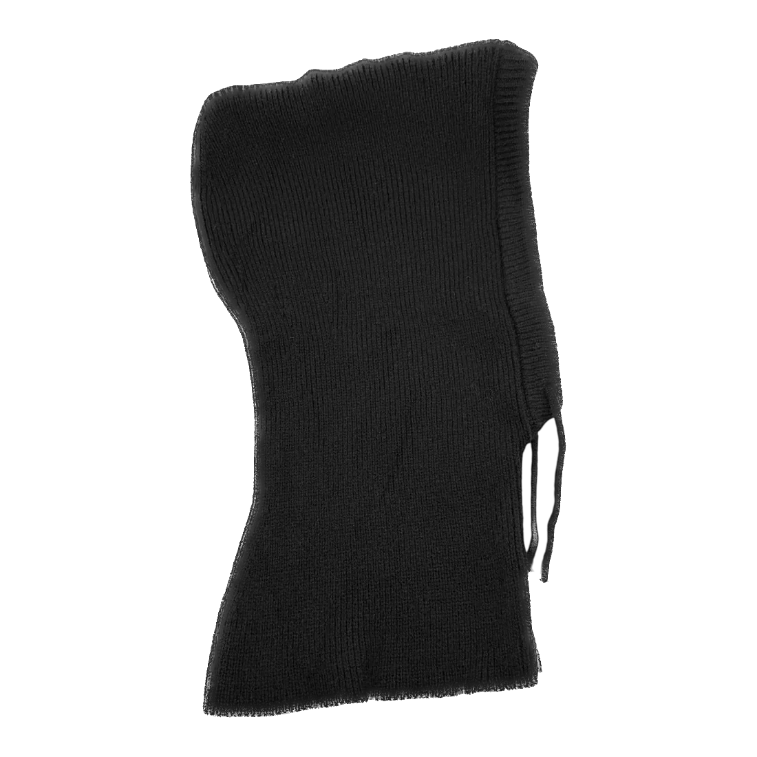 Star Team Knit Balaclava - Black
