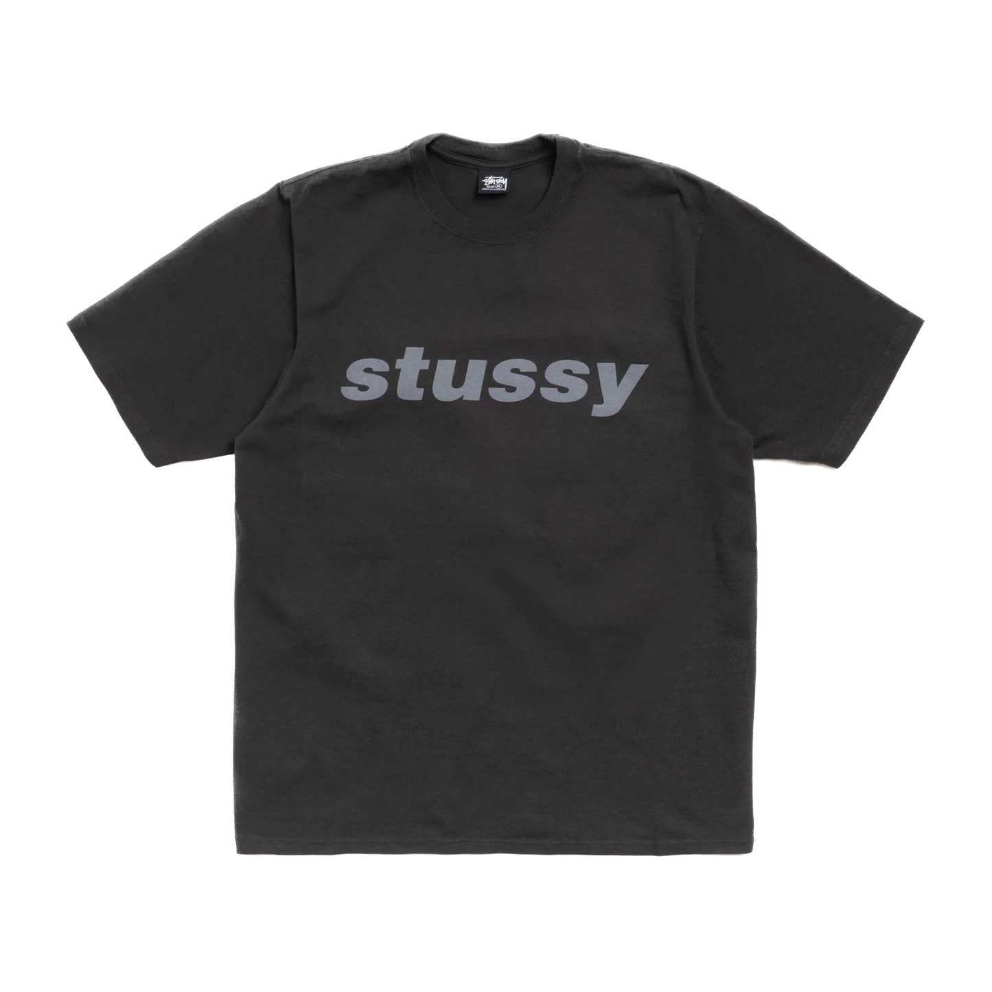 Stussy Shark Pigment Dyed Tee - Faded Black