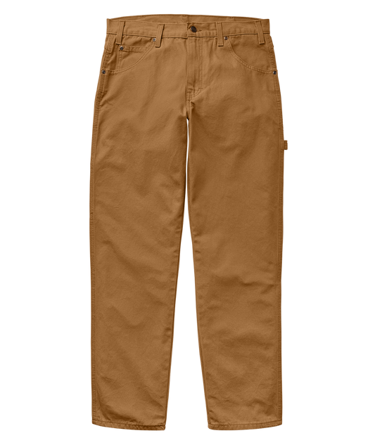 Dickies Relaxed Fit Duck Carpenter Pants - Rinsed Duck Brown