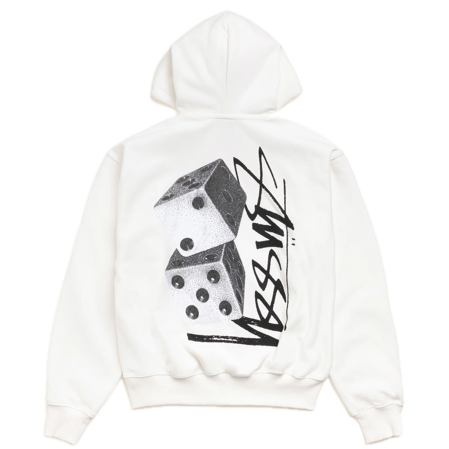 Stussy Tall Dice Zip Hoodie - Off White