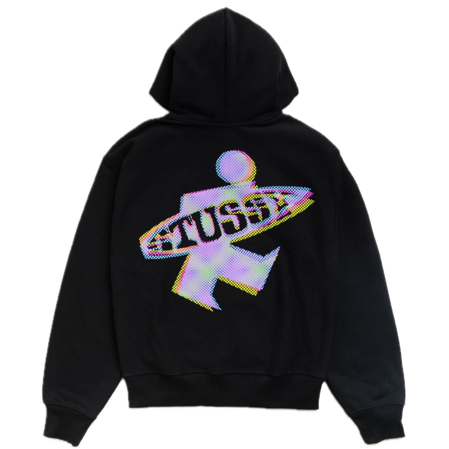 Stussy Dot Surf Zip Hoodie - Black