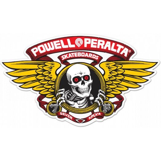 Powell-Peralta Winged Ripper Die Cut Sticker - 12"