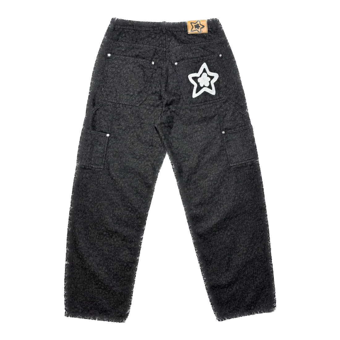 starteam レオパードデニム Star Team Leopard Star Jeans - Black – Ninetimes Skateshop