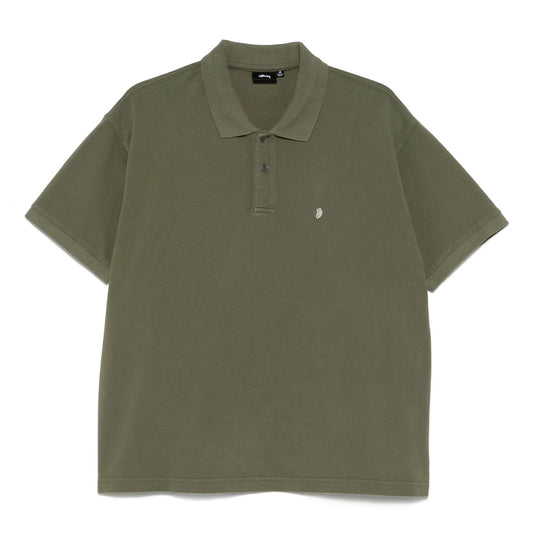 Stussy Classic Pique Polo - Green