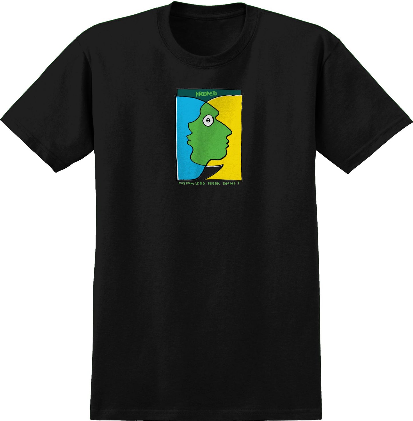 Krooked Freak Shows Tee - Black