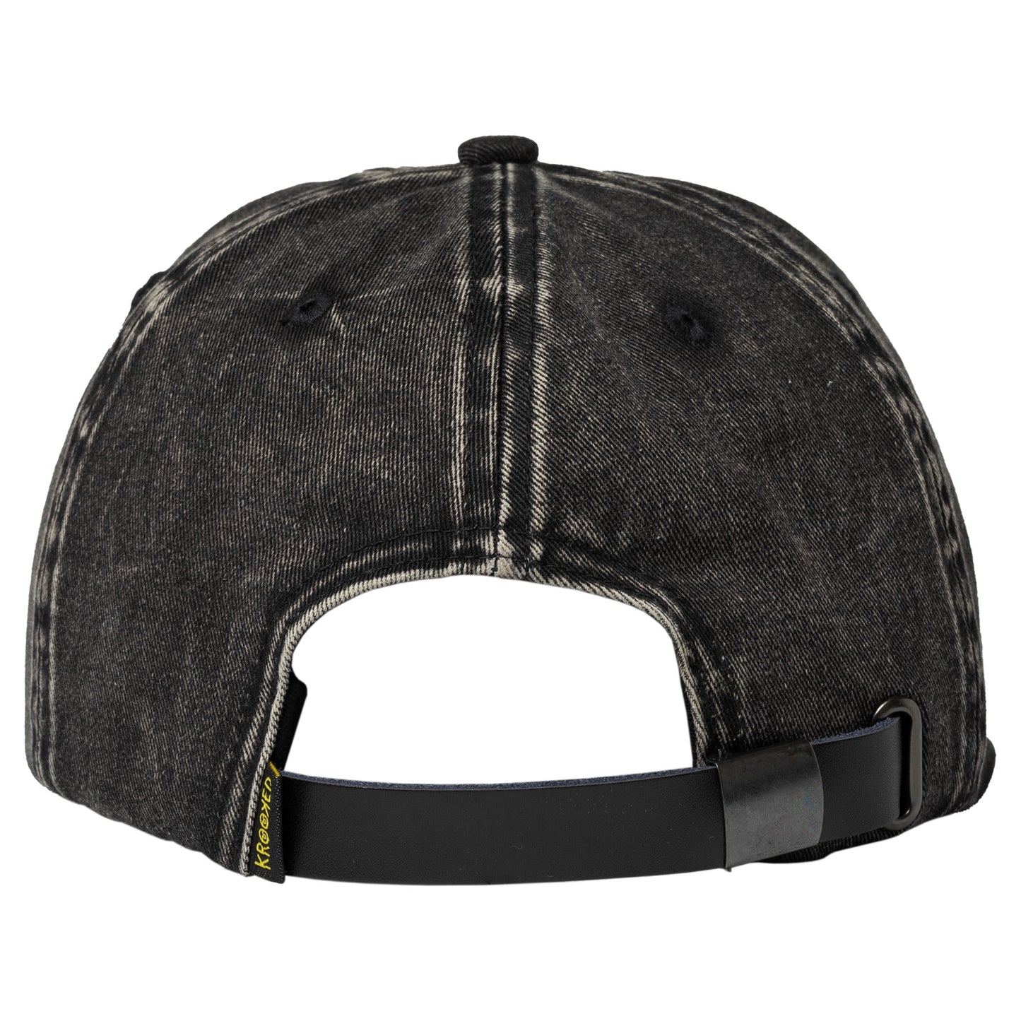 Krooked Eyes Strapback - Washed Black