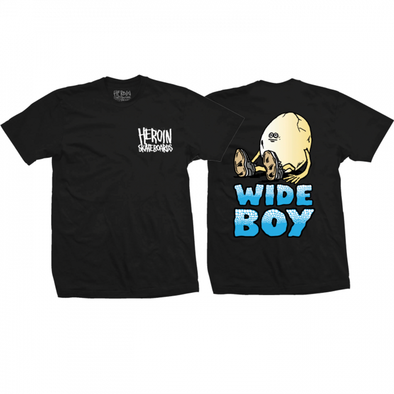 Heroin Wide Boy Tee - Black