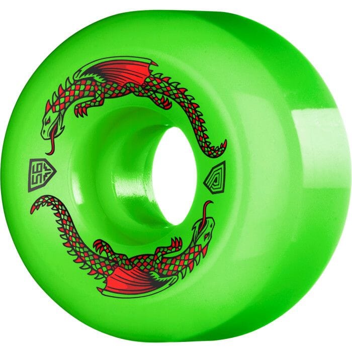Powell Peralta Dragon Formula Rat Bones Green Wheels - 93A 56mm X 36mm