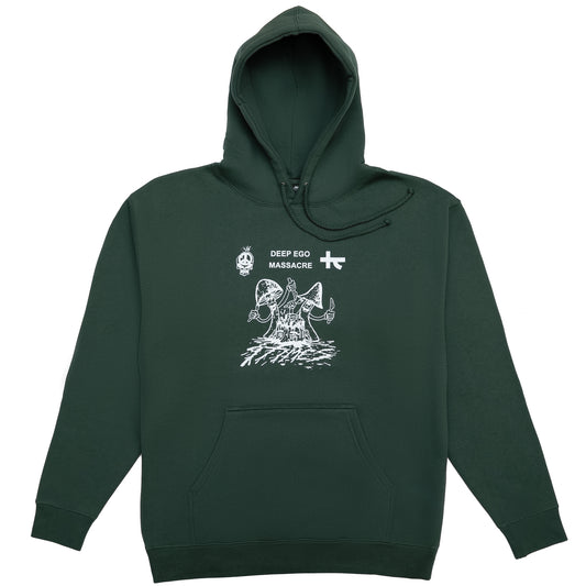 Ninetimes Ego Massacre Hoodie - Alpine Green