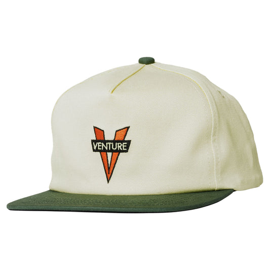 Venture Heritage Snapback - White/Dark Green