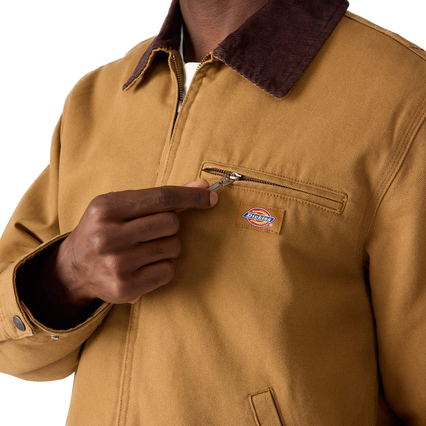 Dickies Blanket Lined Duck Canvas Jacket - Brown Duck