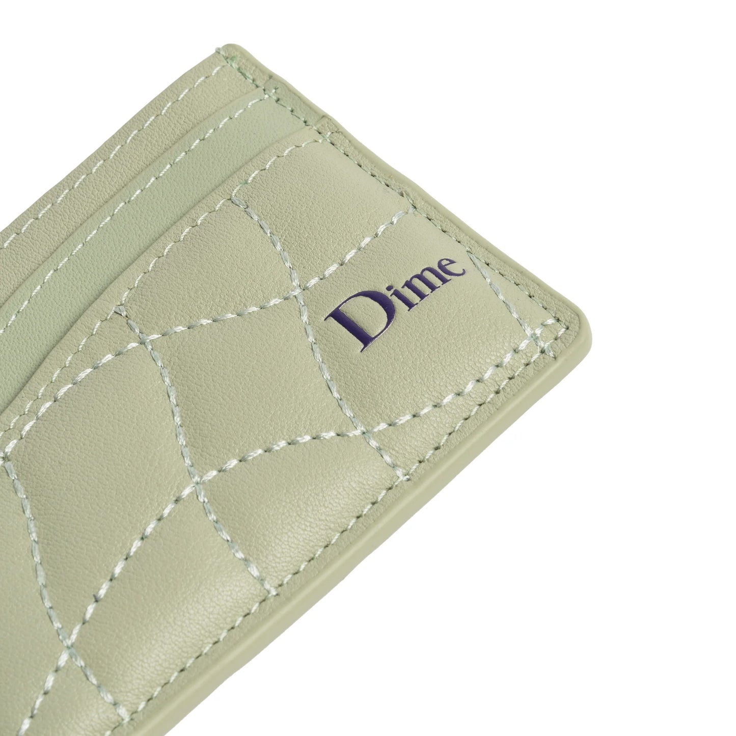 Dime Quilted Cardholder - Sage