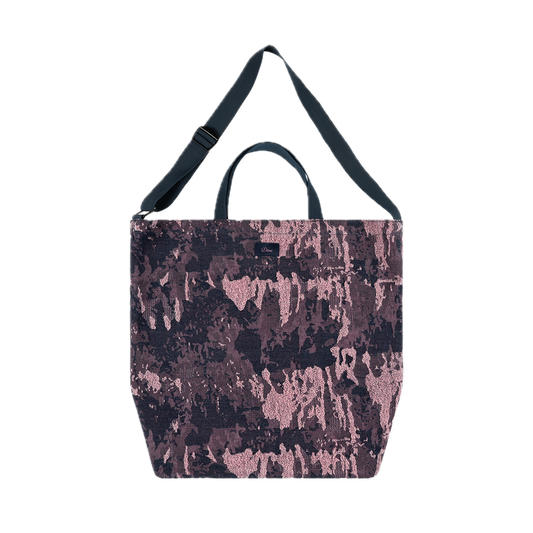 Dime Distressed Messenger Bag - Pink Camo