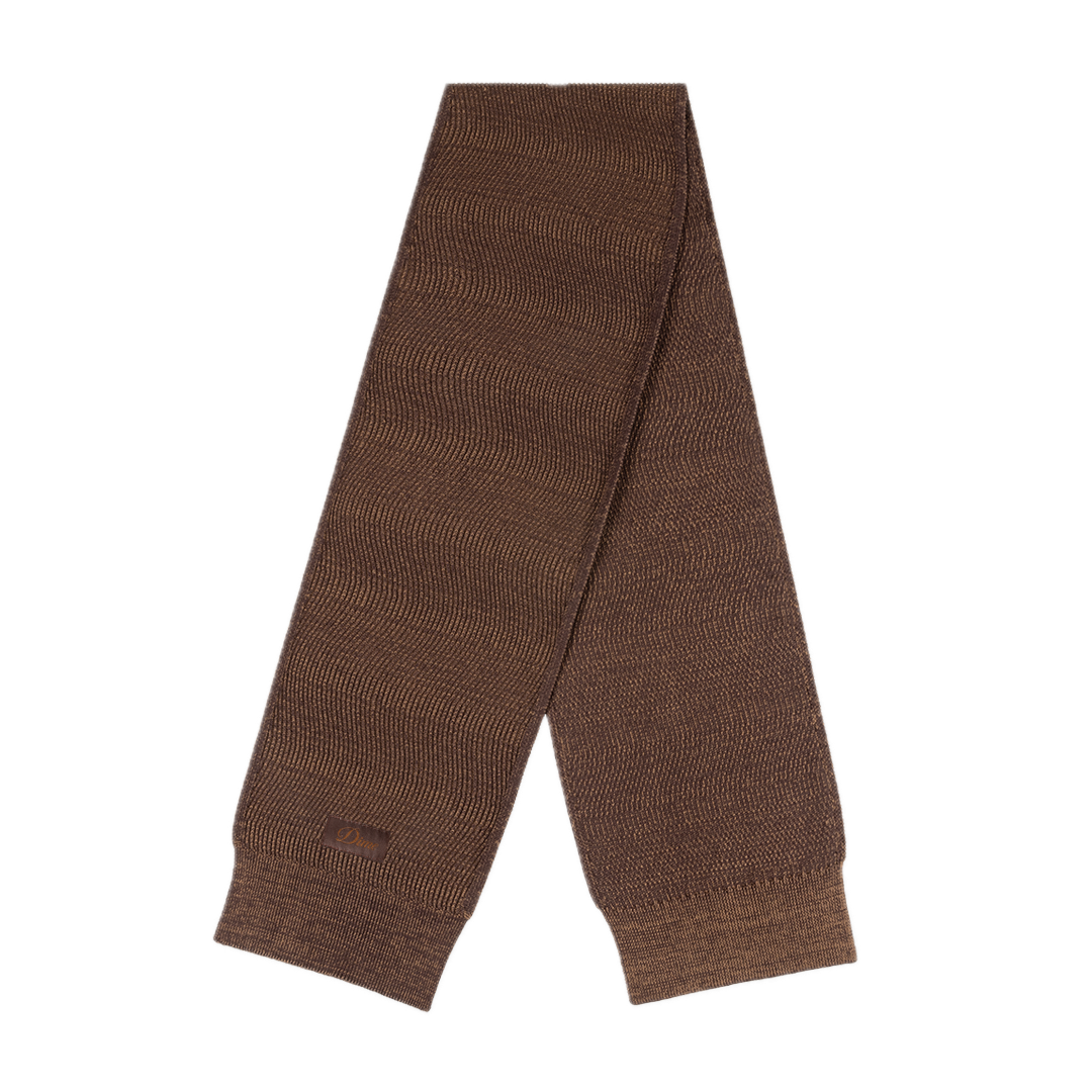 小物 Dime Wave Knit Scarf / Brown Dime Wave Knit Scarf - Brown – Ninetimes Skateshop