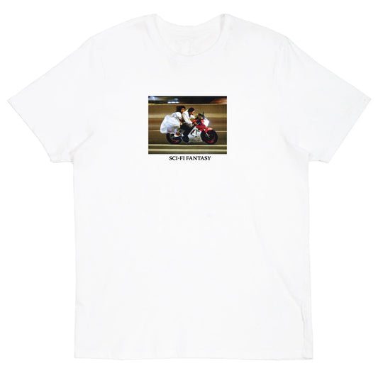 Sci-Fi Fantasy A Moment Of Romance Tee - White