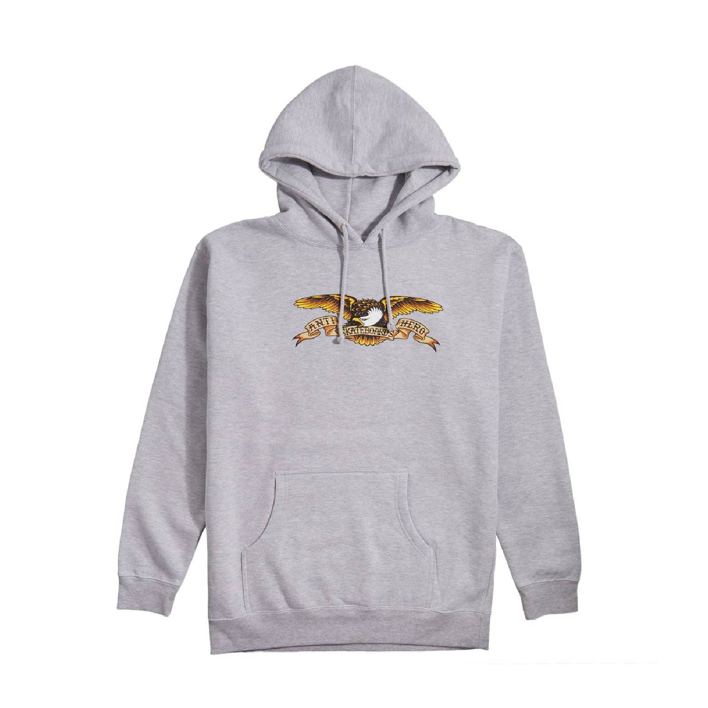 Antihero Basic Eagle Hoodie - Heather Grey/Multi