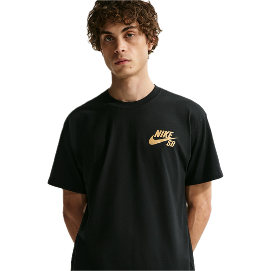 Nike SB Small Logo Tee - Black/Tan