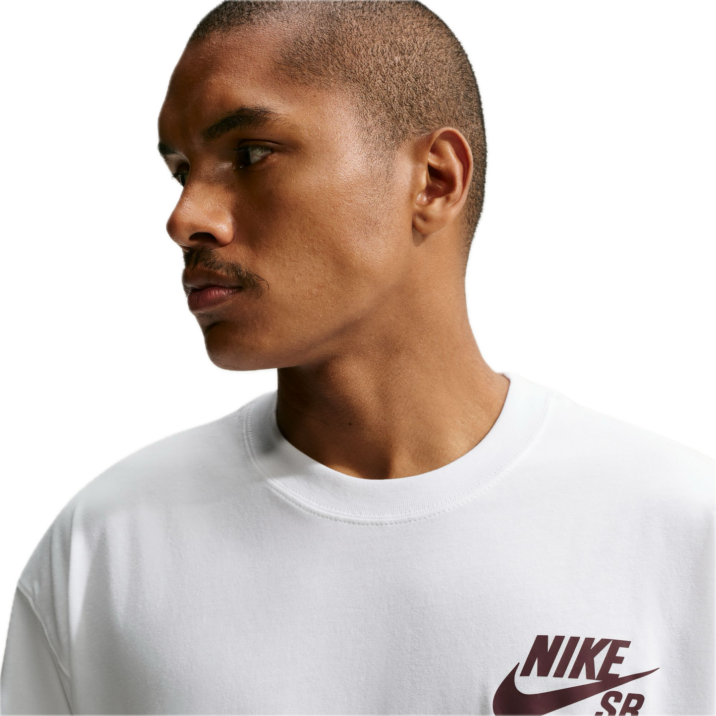 Nike SB Small Logo Tee - White/Mystic Dates